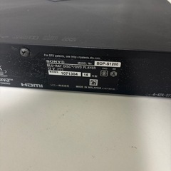SONY ソニー ブルーレイプレーヤー BDP-S1200 DVDプレーヤー ブルーレイ 2015年製 mw0631の画像