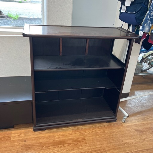 アンティーク飾り棚　ブラウン【取りに来れる方限定】