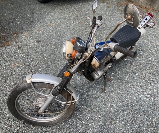 ベース　HONDA ホンダ TL50 バイアルス 50 （関連:　バイク オフロード トライアル ビンテージXR50 XLR125 CR CRM50 CRM125 CR80 TS TS50 TS125 ハスラー DT DT50 DT125 TL TL50 TL125 MR50 125） ベースHONDA ホンダ TL50 バイアルス 50 （関連:バイク オフロード