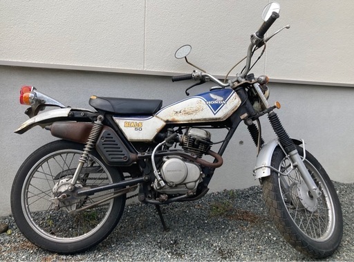 ベース　HONDA ホンダ TL50 バイアルス 50 （関連:　バイク オフロード トライアル ビンテージXR50 XLR125 CR CRM50 CRM125 CR80 TS TS50 TS125 ハスラー DT DT50 DT125 TL TL50 TL125 MR50 125）