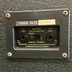 【中古品】　 Marshall.  マーシャル　ギターアンプキャビネット　1960A　 4×12  300W  幅760×奥行き360×高さ830(mm)の画像