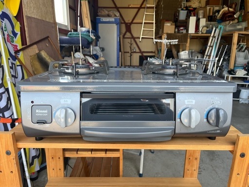 2016年製 リンナイ製のLPガス用ガスコンロ 型番: KSR561DGR