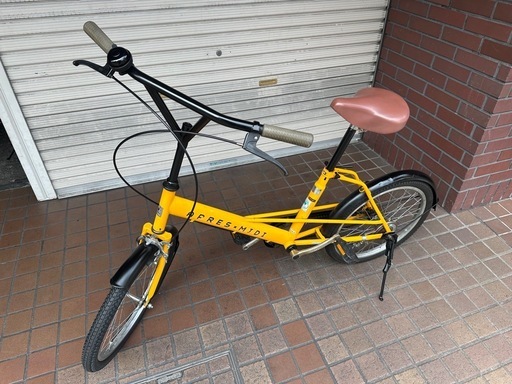 ☆美品☆27インチ シングルギア LEDダイナモライト付き オレンジ色