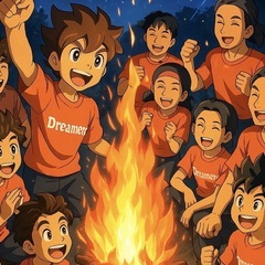 世界一暑いチーム、dreamers！！！