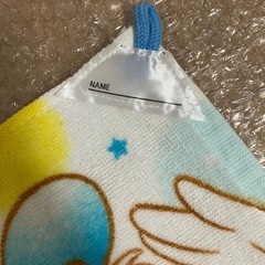 ドナルドダックのネーム付きタオルの画像