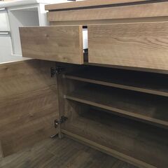 【ジャングルジャングル広陵店】家具　キッチンカウンター　サクライリビング　ナチュラル　☆ジモティー特別価格☆の画像