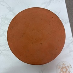 ガーリックポット　テラコッタ　カフェ　ナチュラル　カントリー調　インテリアにもの画像