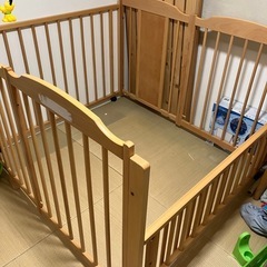 サワベビー　ベビーベッドの画像