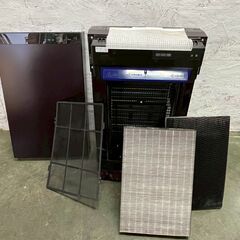 【DAIKIN】 ダイキン 空気清浄機 MCZ70WJ-T 家電 うるるとさらら ダークブラウン 2020年製 動作確認済み A0368の画像