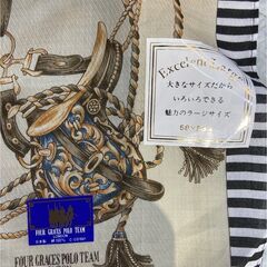大判ハンカチ FOUR GRACES POLO TEAM 店頭販売 南区花畑の画像