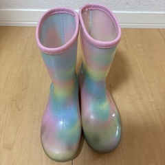 キッズレインシューズ長靴女の子20cmの画像