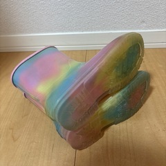 キッズレインシューズ長靴女の子20cmの画像
