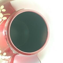A1974　滝場漆器店　花瓶　玉虫塗花瓶　仙台名産　陶器　花器　インテリア　飾りの画像