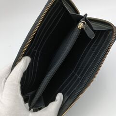財布　COACH　レザー　レディース　長財布　高級感　コーチの画像