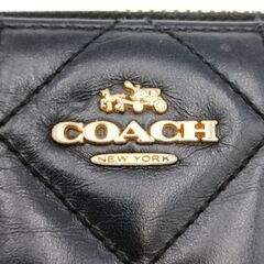 財布　COACH　レザー　レディース　長財布　高級感　コーチの画像