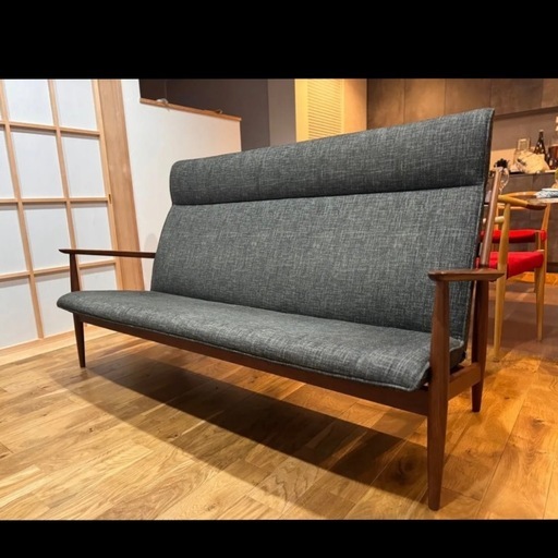 日進木工　グロウ ハイバックソファ　GROW グレー 日進木工 GROW High-back Sofa / にっしんもっこう グロウ