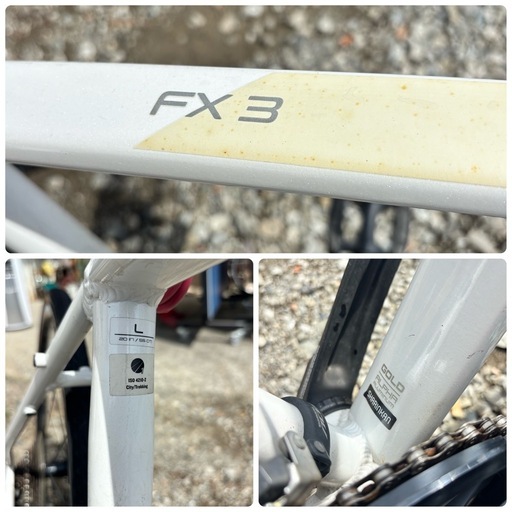 トレック クロスバイク TREK cross bike FX3 ホワイト