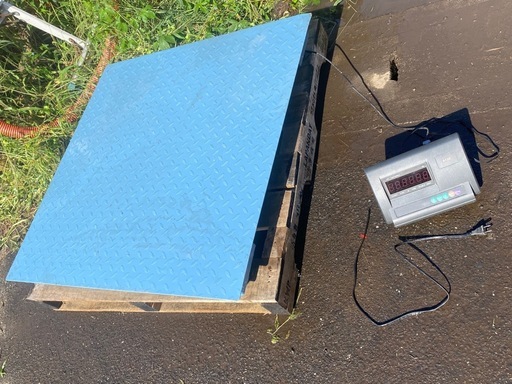 フロアスケール 3t デジタル式 低床式計量器 台秤 3000kg はかり