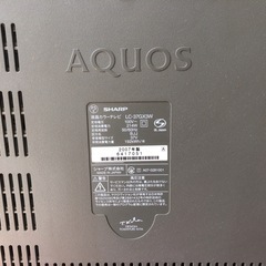 AQUOS 37型　2007年　ジャンク品の画像