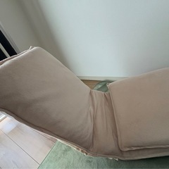 大きめ　座椅子　ベージュの画像