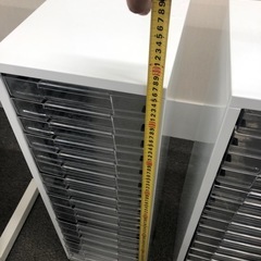 【2個セット】A4多段レターケース
 書類ケース（引き取り限定）の画像