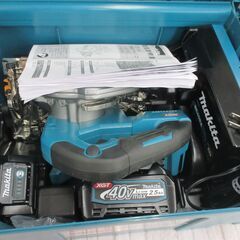 マキタ makita HS005GRDX マルノコ 中古美品 バッテリ40V 2.5Ah二個/充電器 【ハンズクラフト宜野湾店】の画像
