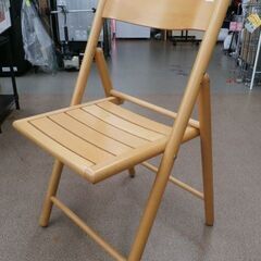 無印良品 折りたたみチェア 幅45×奥52×高81cm ナチュラル系 北欧風 木製 折り畳み椅子 良品計画 MUJI 西岡店の画像