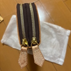 ダブルファスナー ブライドルレザー  メンズ長財布ラウンドファスナーの画像