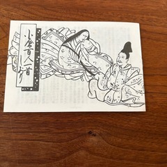 百人一首 カセット付きの画像
