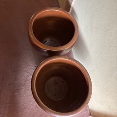 大きなかめ2個セットの画像