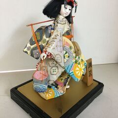 A3705　日本人形　舞踊人形　昭和レトロ　インテリア　置物　和風の画像