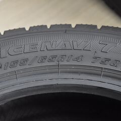 冬タイヤ(4本、ICE NAVI 7、155/65R14 ) の画像