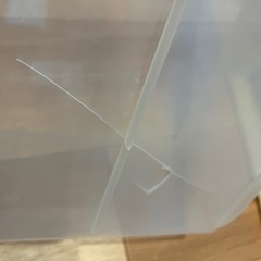 無印良品 PPクローゼットケース小引き出し底に割れ有の画像