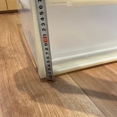 無印良品 PPクローゼットケース小引き出し底に割れ有の画像