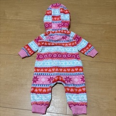 カーターズ6m冬ロンパース女の子の画像