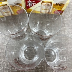 【未使用品】PSBパーフェクトサントリービール オリジナルロゴグラス 4個 箱入の画像