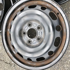 アクセラ　スチールホイール4本の画像
