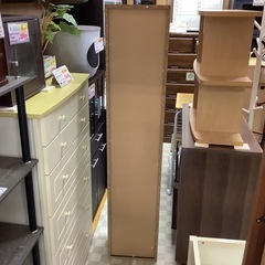 【リサイクルサービス八光】幅35㎝　ダークブラウン　ミラー付きシューズボックスの画像