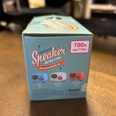 定価770円　レトロスピーカー　Bluetooth ダイソーの画像
