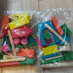 おもちゃ　木製ドミノ
の画像