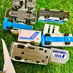 レア✨【ダイキャストエアポートセット ANA 2】全日空 飛行機＋空港車両 7点セットの画像
