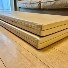 プレイマット CREAM HAUS 折りたたみ式 210×140cm シミあり クリームハウスの画像