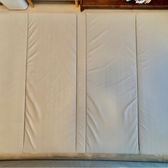 プレイマット CREAM HAUS 折りたたみ式 210×140cm シミあり クリームハウスの画像