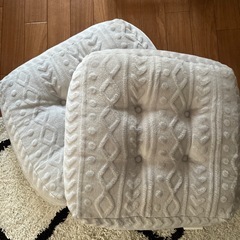 マチ付きシートクッション2個の画像