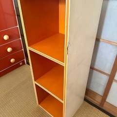 昭和レトロ収納ラックの画像