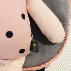 moimoln ウサギのぬいぐるみ付きリュックの画像