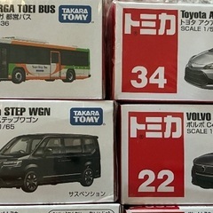 トミカとポケットトミカ8台セットの画像