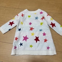 babyGAP女の子セーターニットワンピ60cmの画像
