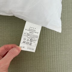 クッション　カバー付きの画像