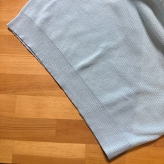 水色 長袖トップス (コットンナイロン)の画像